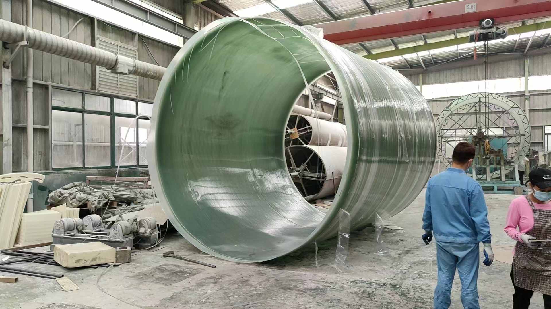玻璃钢缠绕储罐及风管